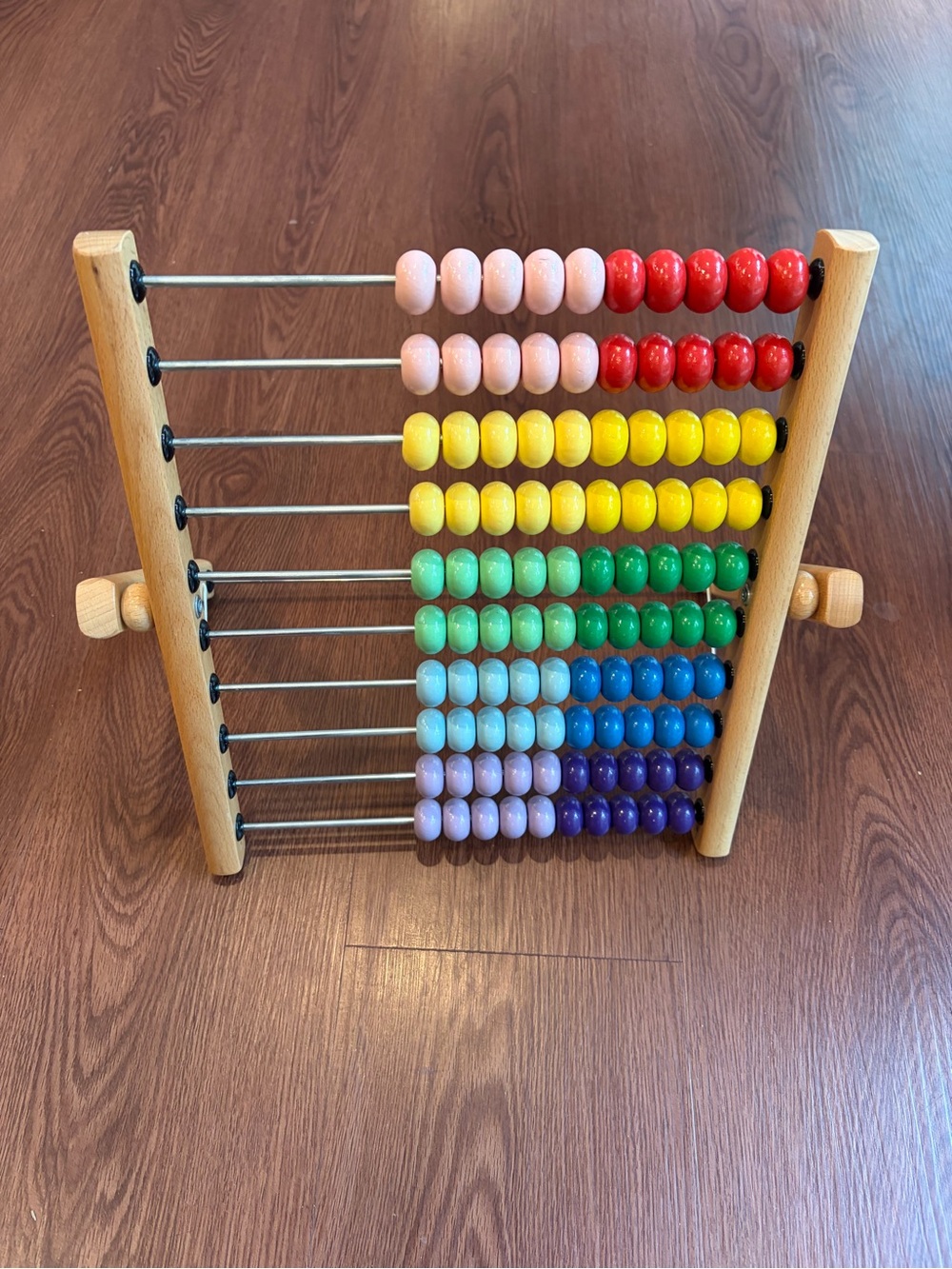 Ikea baby Rainbow color Wooden Rainbow Abacus Toy Multicolor